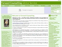 Tablet Screenshot of forwardcounselling.com